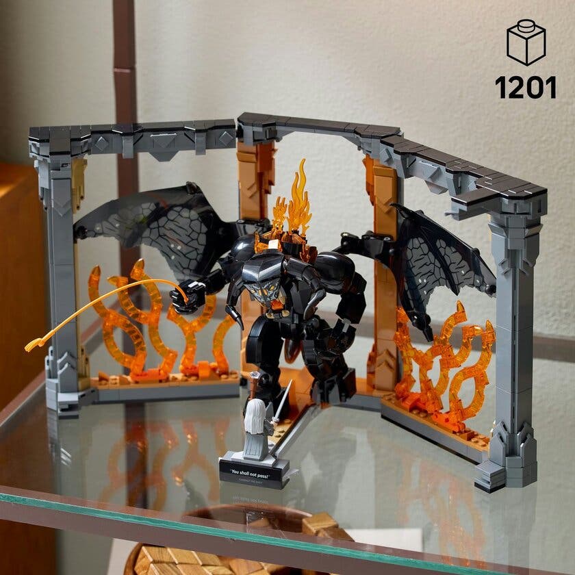 LEGO Icons 10367, Sagan om ringen: bokstöd med Balrog