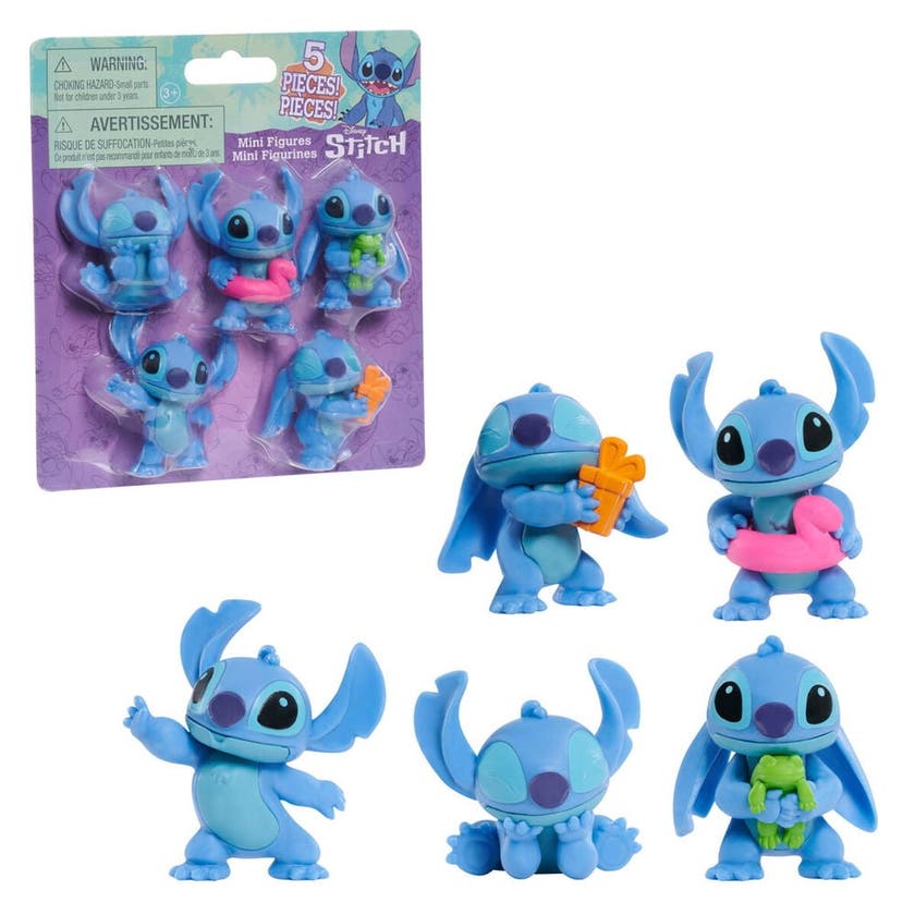 Disney Stitch, Figures 5 Pack 5,5 cm