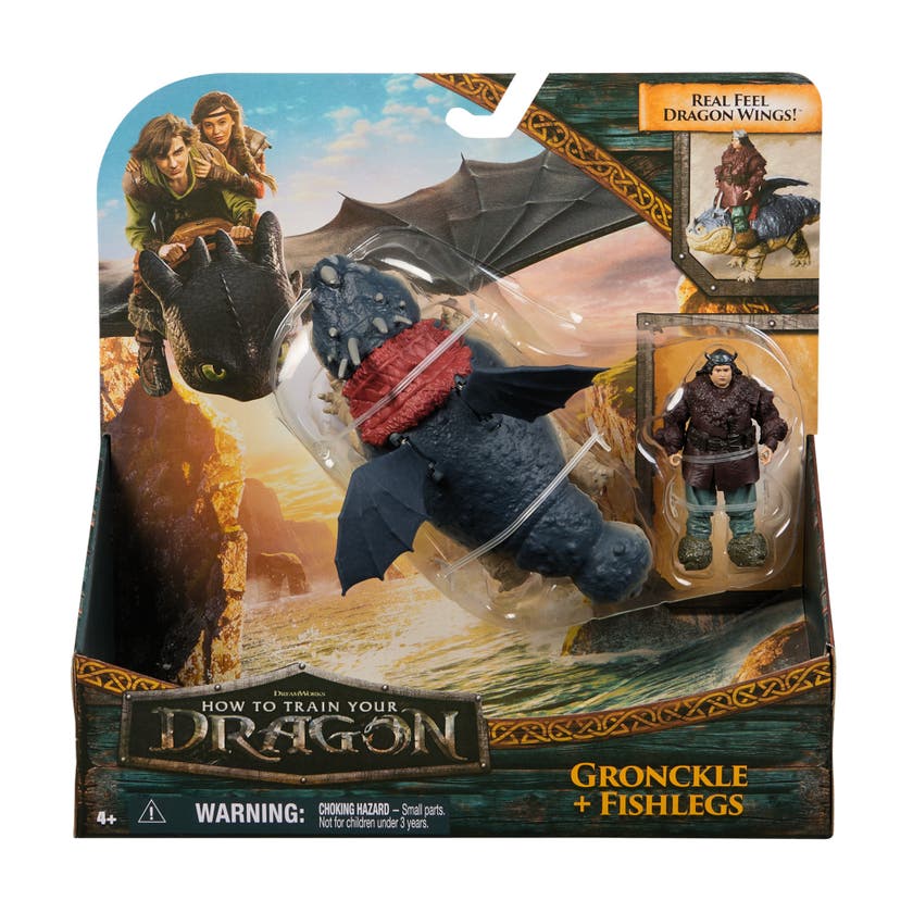 Dragons Movie Viking & Dragon, Gronckle&Fishlegs