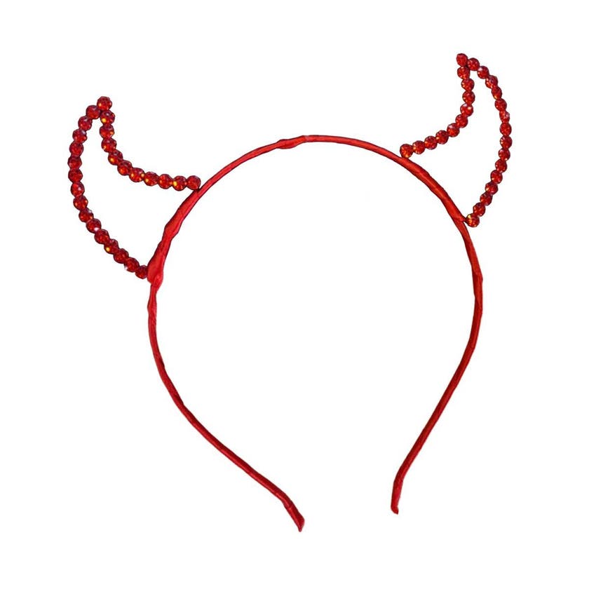 Halloween, Devil'S Horn Headband Sequin
