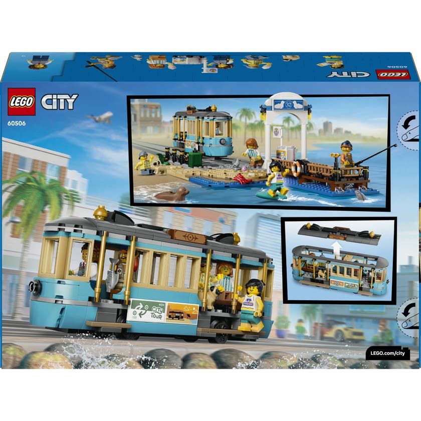 LEGO® City Klassisk strandspårvagn – Tågleksaker 60506