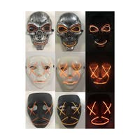 Halloween, Mask Halloween Neon Assorted Product, 3 Different Types