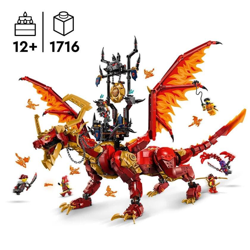 LEGO NINJAGO 71822, Rörelsens källdrake