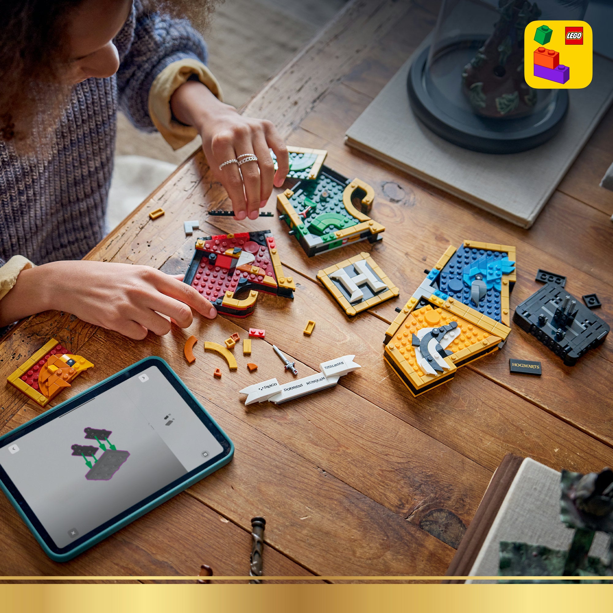  LEGO® Harry Potter™ Hogwarts™ elevhemsvapen Byggleksak 76462