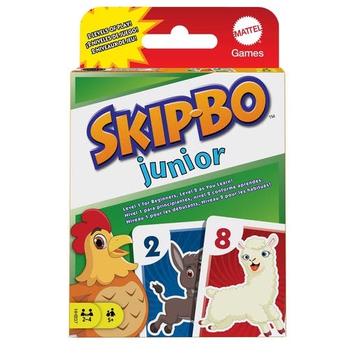 Skip-Bo Junior kortspel från Mattel Games