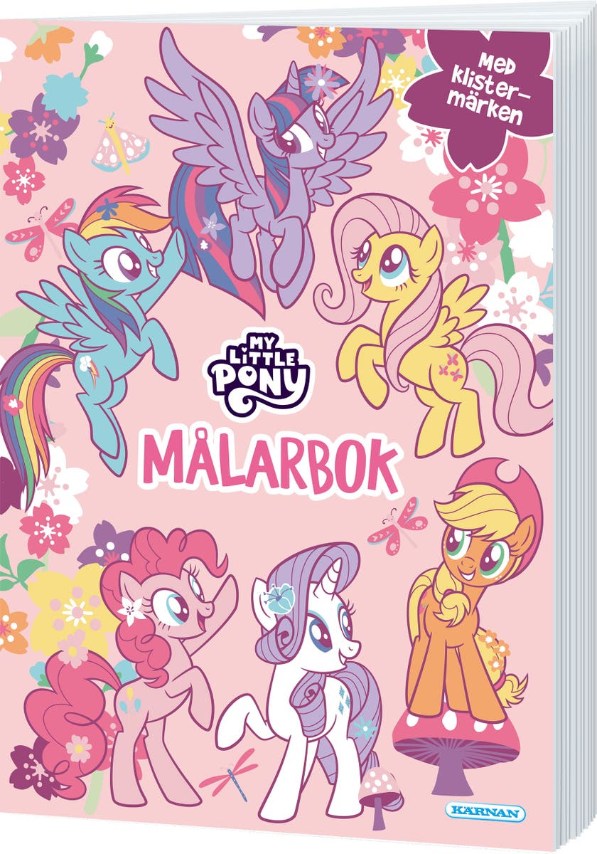 Målarbok My Little Pony med klistermärken