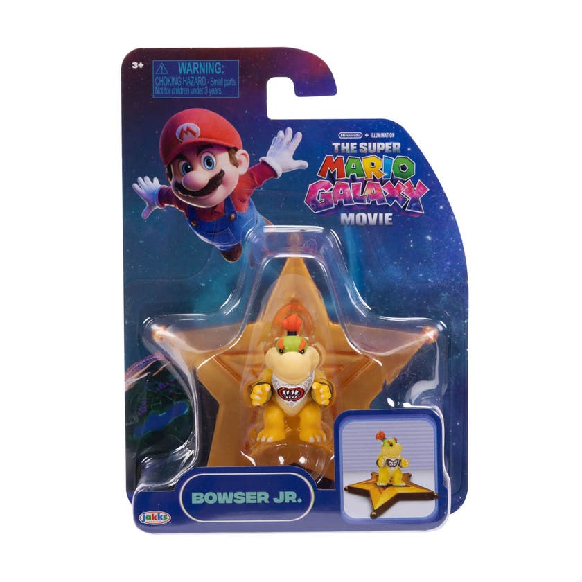 Super Mario Galaxy Movie minifigur 1,5" med stjärntillbehör