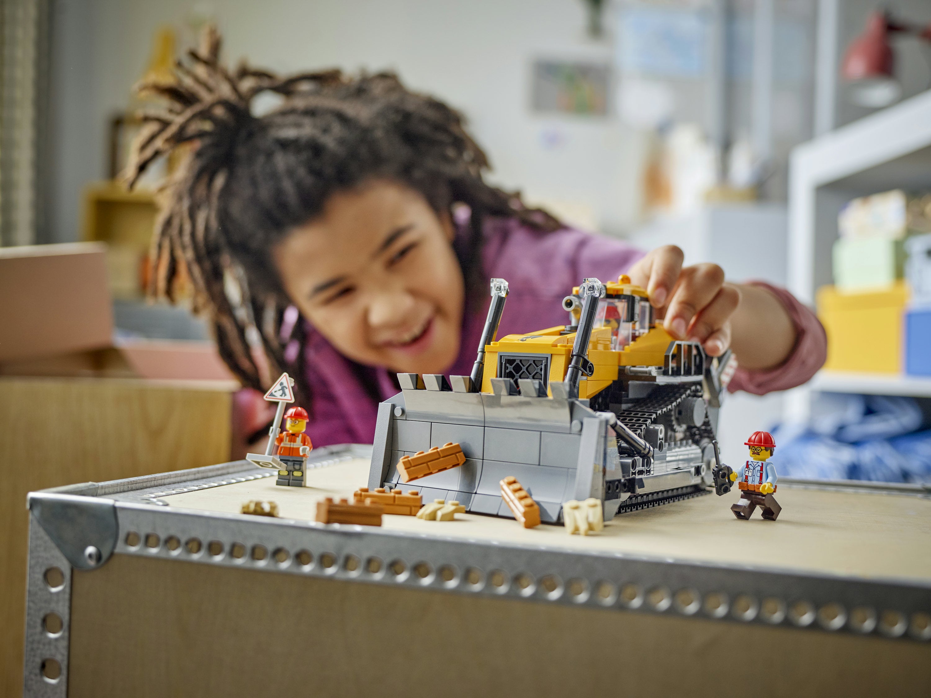 LEGO City 60466, Gul bulldozer