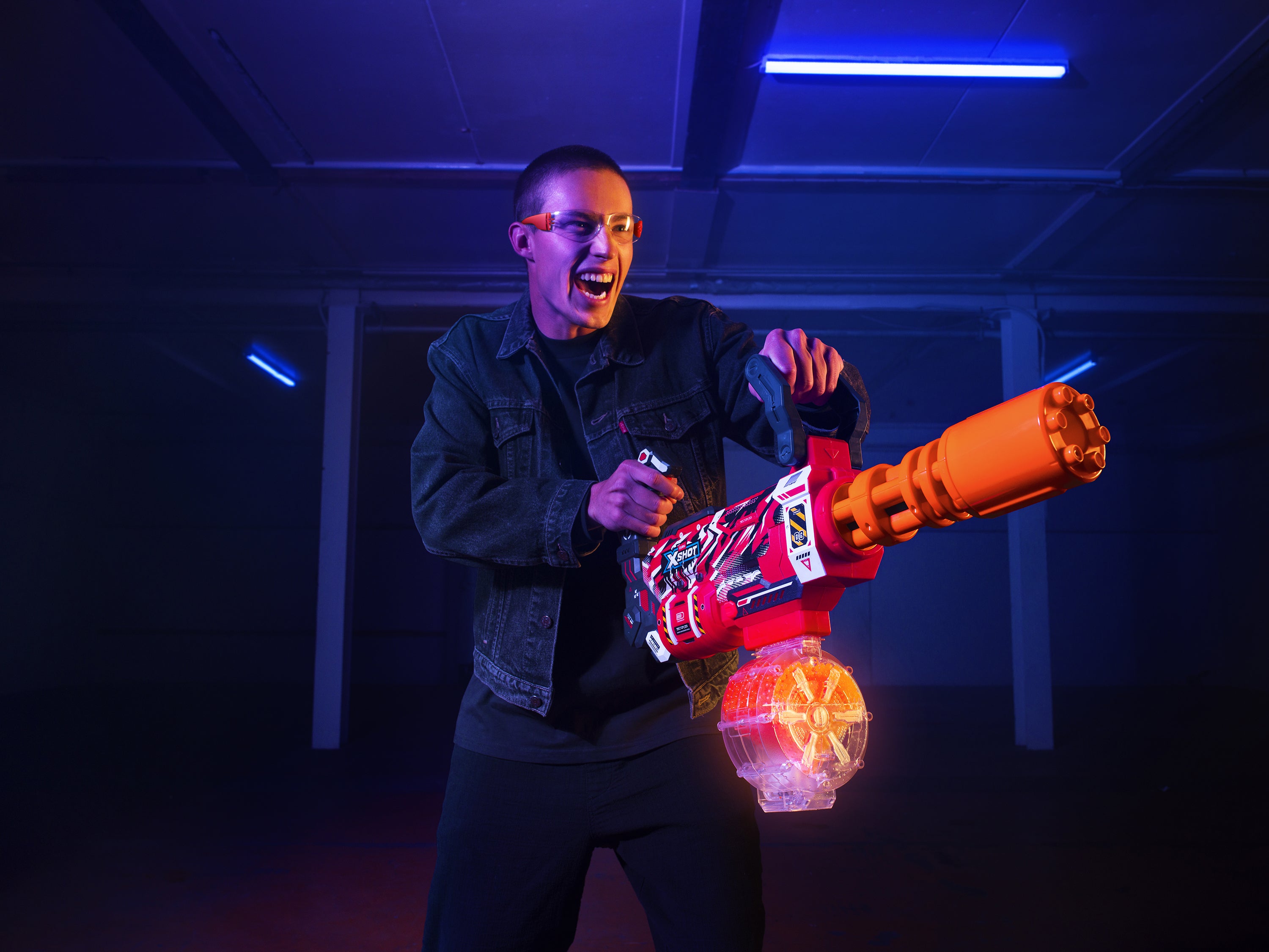 XSHOT Hyper Gel Motoriserad Gatling-blaster