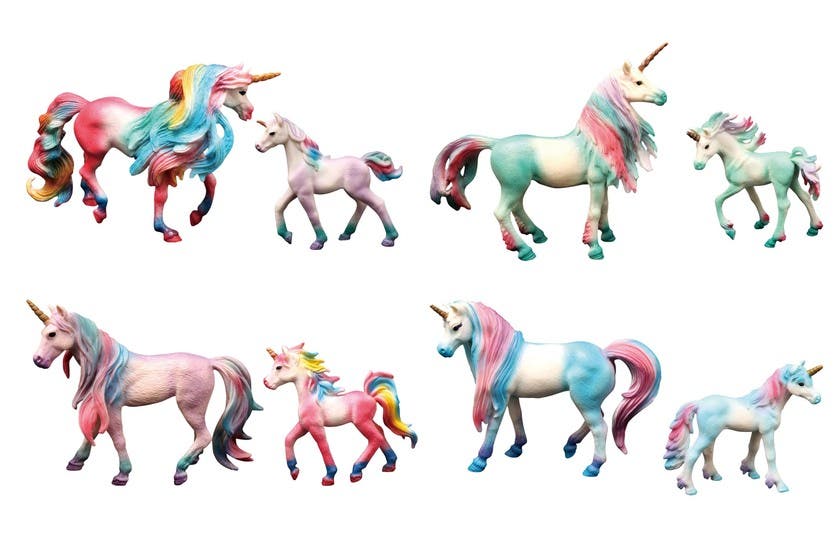 Animal Life - Unicorn med föl