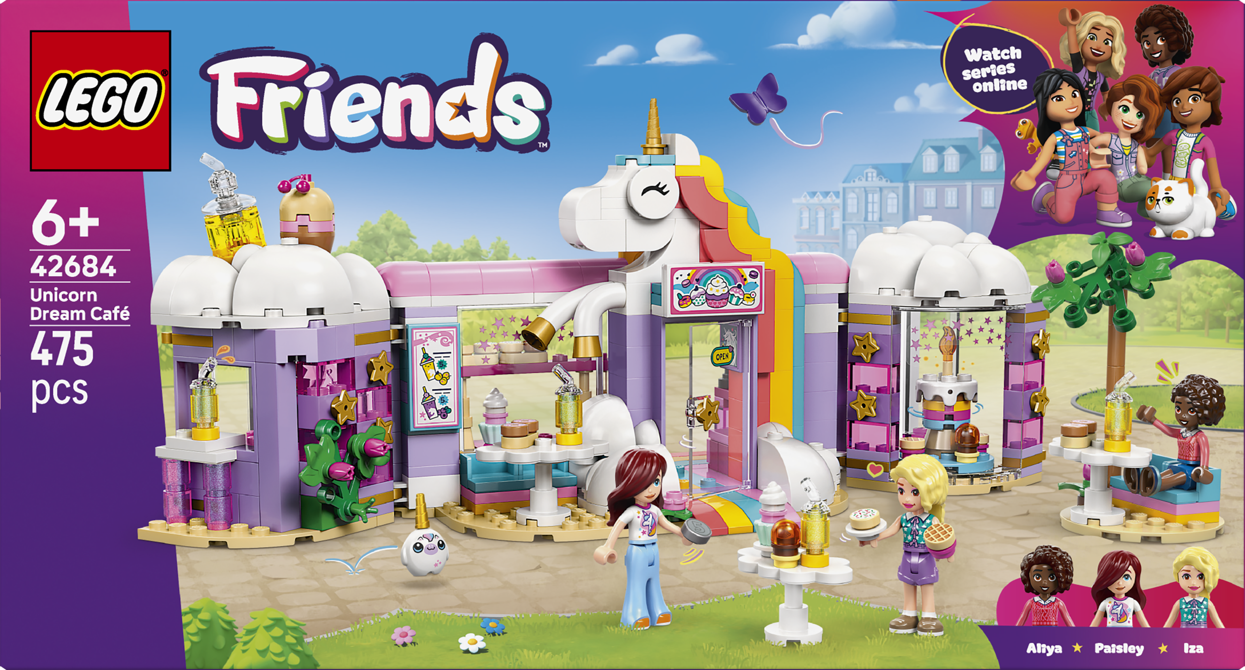 LEGO® Friends Enhörningsdrömkafé Lekset för låtsaslek 42684