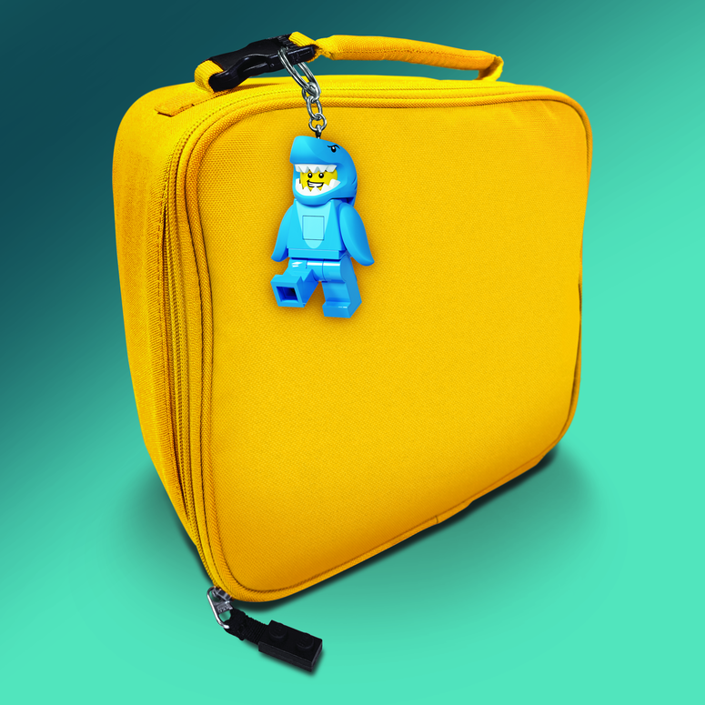 LEGO ICONIC, SHARK SUIT GUY Key chain w/LED light