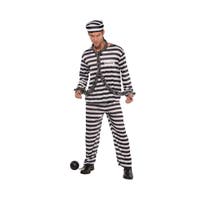 Halloween, Fängelseuniform Randig M/L 50-52