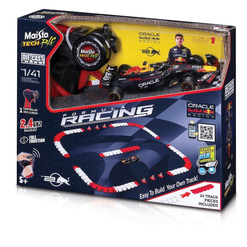 Red Bull F1 Radiostyrd Metallbil 1:41