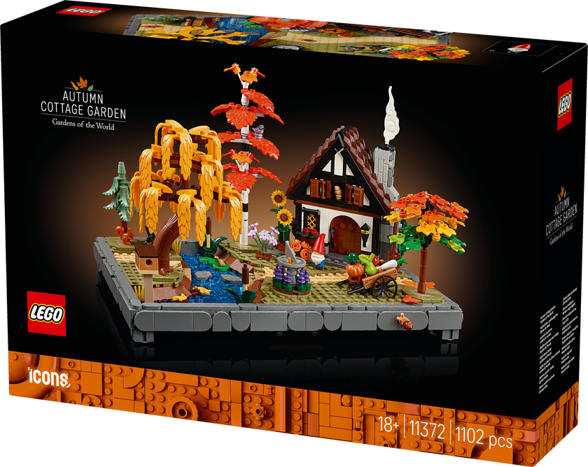 LEGO® Icons Höstig stuga och trädgård Modellbyggset 11372