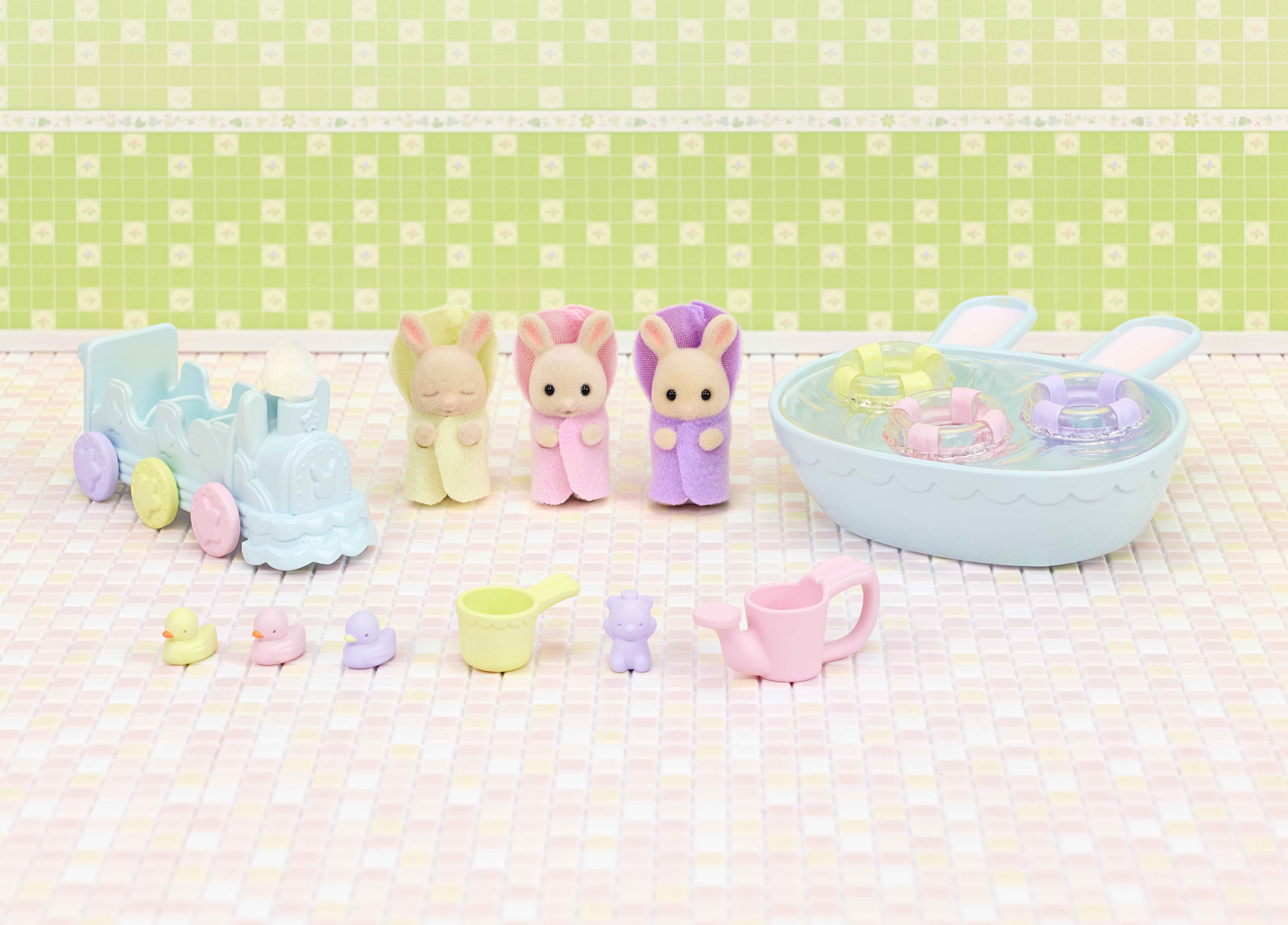 Sylvanian Families - Trillingbebisarnas badpaket