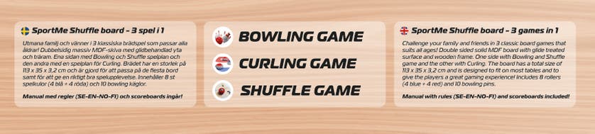 Shuffleboard 3 i 1