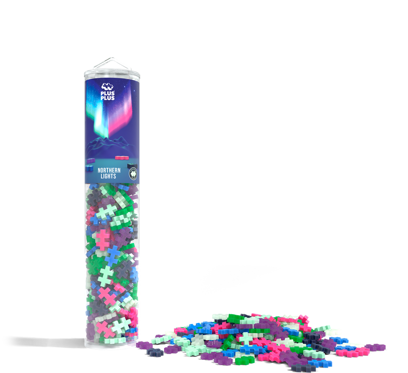 Plus-Plus Northern Lights mix / 240 pcs Tube
