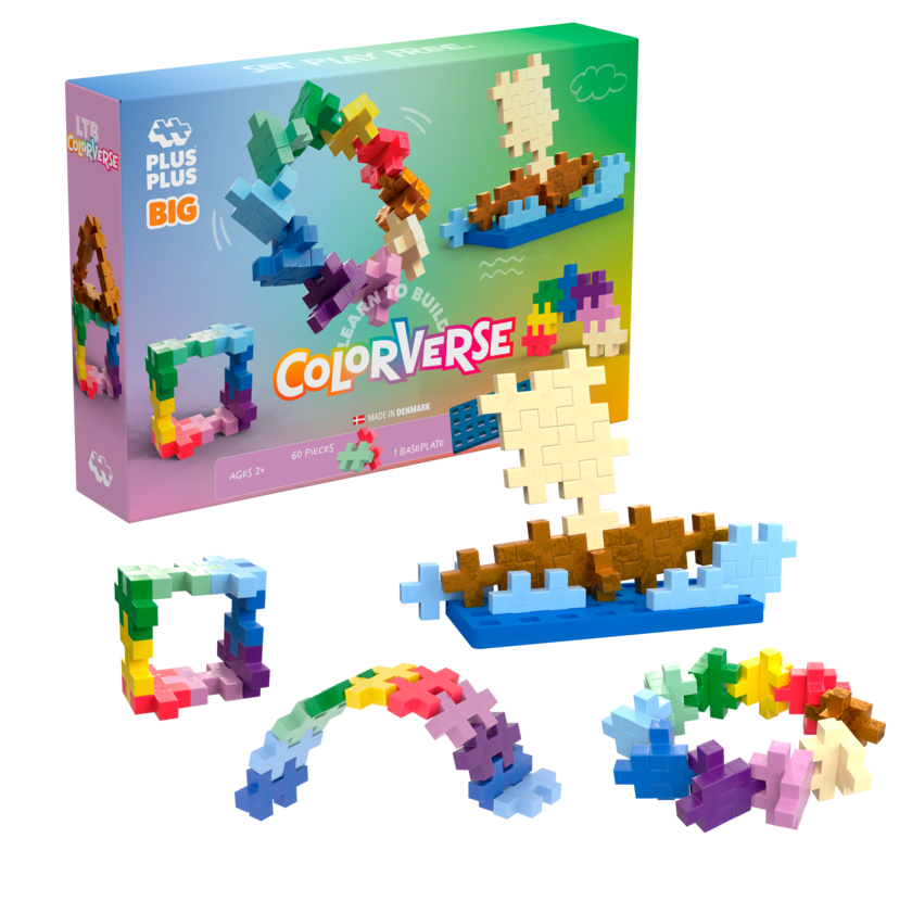 Plus-Plus BIG Learn to build, Colorverse