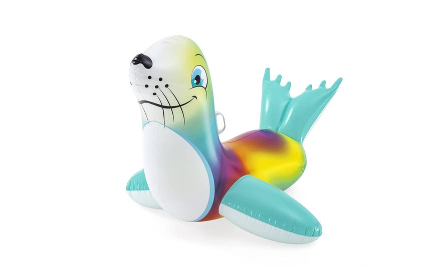 Uppblåsbar säl ride-on från 3 år – Bestway Flash 'N Splash
