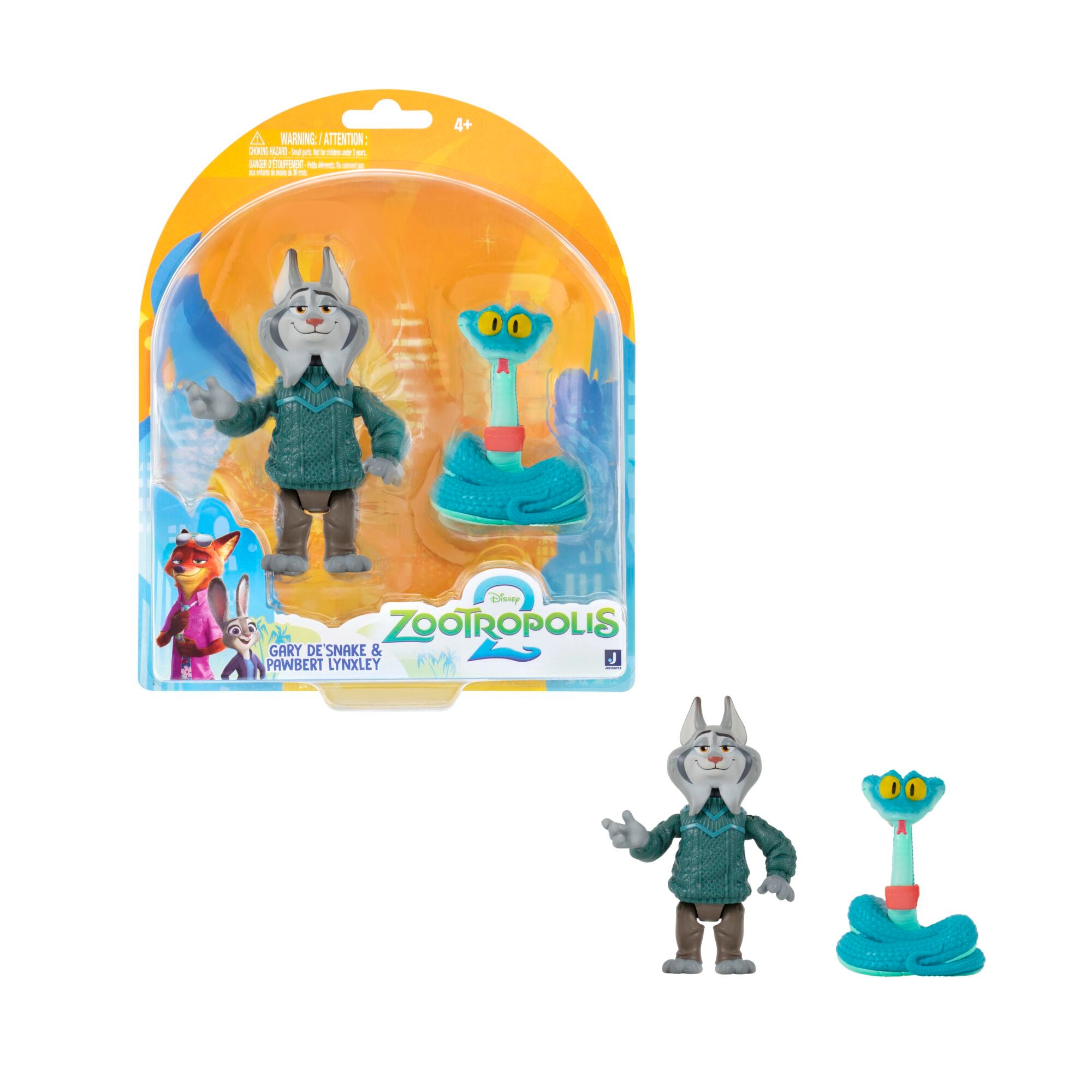 Zootropolis Figure 2 Pack 9,5 CM Asst.