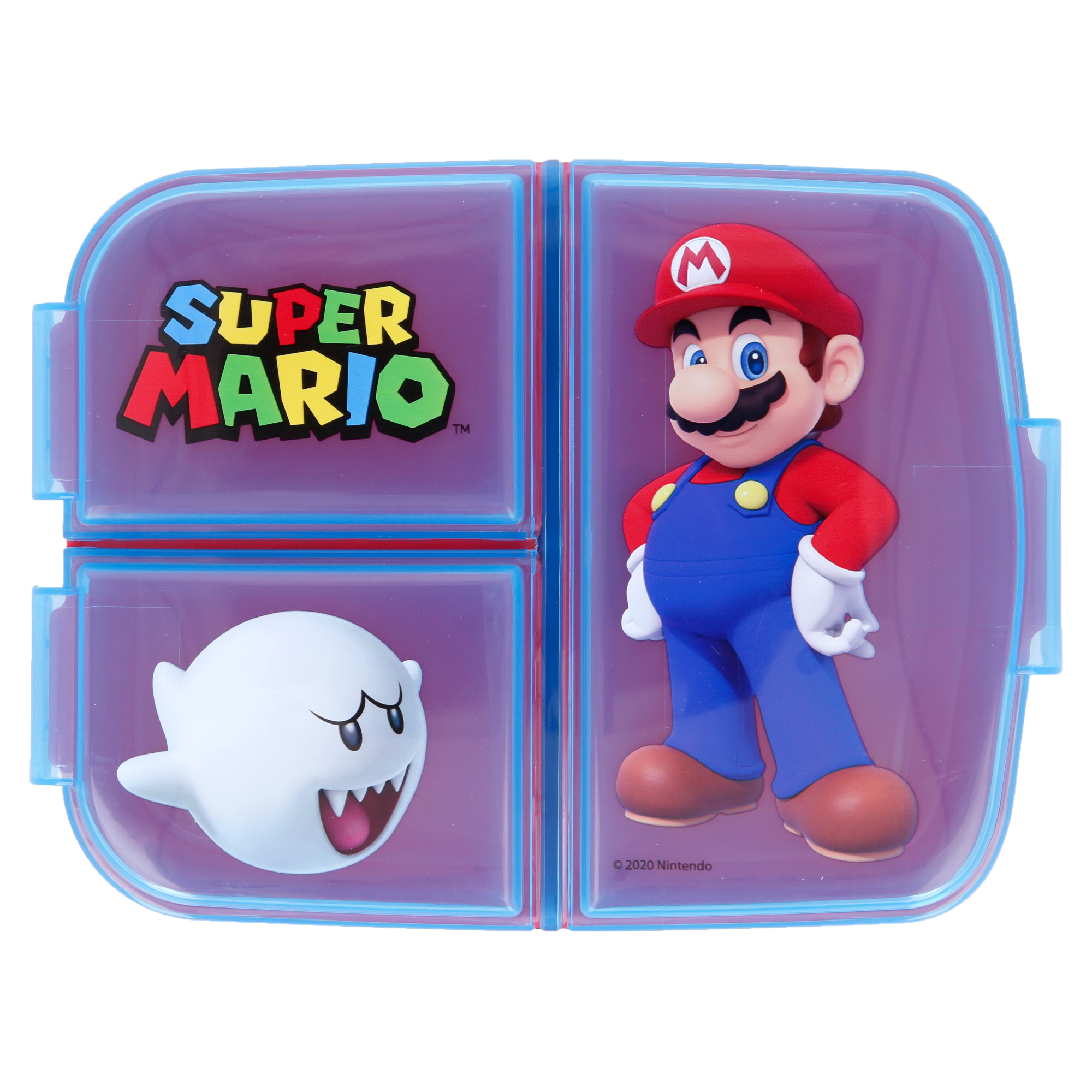 SUPER MARIO, Lunchlåda med flera fack, 18x13 cm 