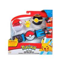 Pokémon, Clip n Go Bälte Poke Ball, Luxury Ball och Pikachu