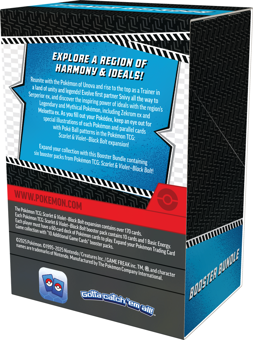 Pokémon, BST Bundle ZSV10.5 Black Bolt Booster Bun