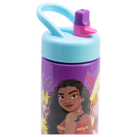 DISNEY PRINCESS, Vattenflaska med sugrör, 420ml