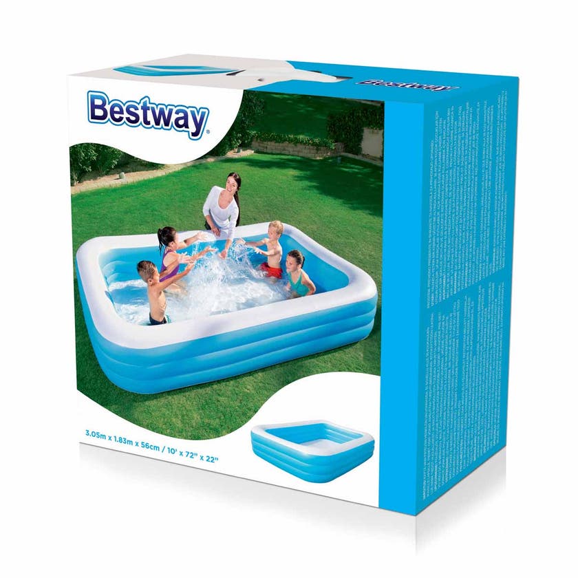 Bestway, Familjepool 3 ring 305x183x56 cm 1161 liter
