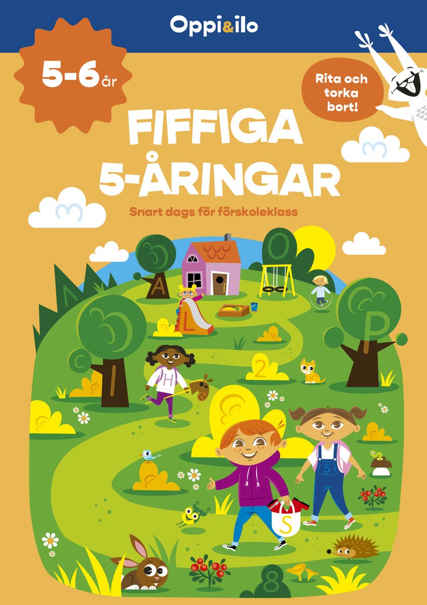 Fiffiga 5-åringar -pysselbok 5-6 år