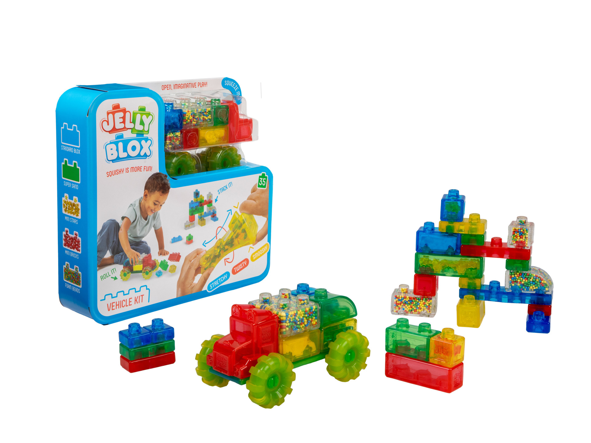 Jelly Blox Truck Vehicle Kit för små byggare