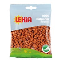 Rörpärlor 1000 st Kolabrun