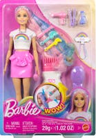 Barbie Rainbow Sparkle Hair docka med långt hår & tillbehör