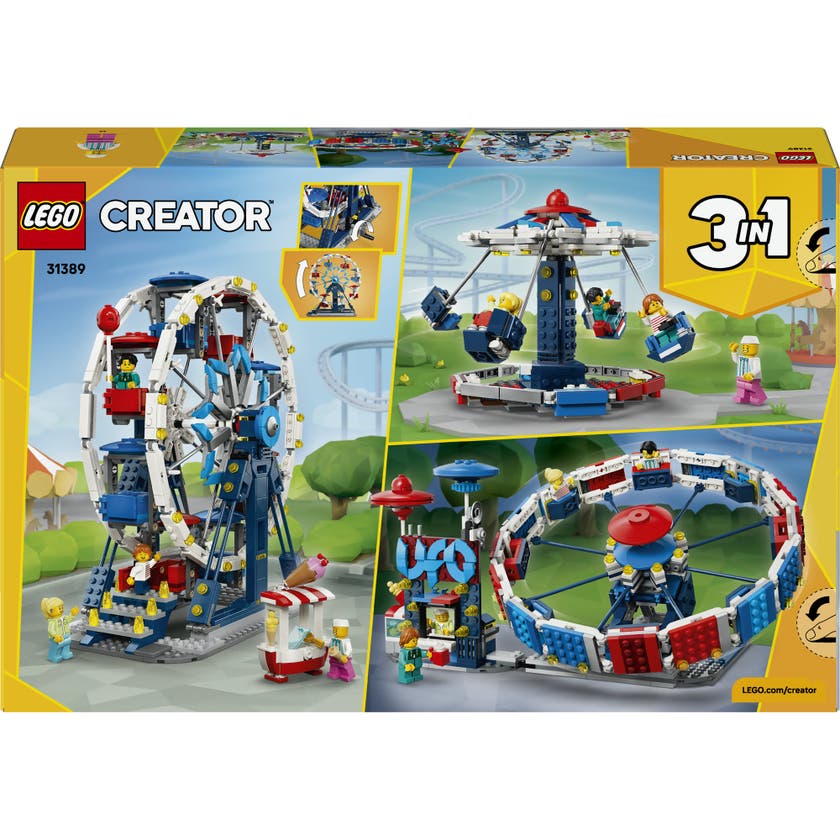 LEGO® Creator 3-i-1 Ikoniskt pariserhjul Byggleksak 31389