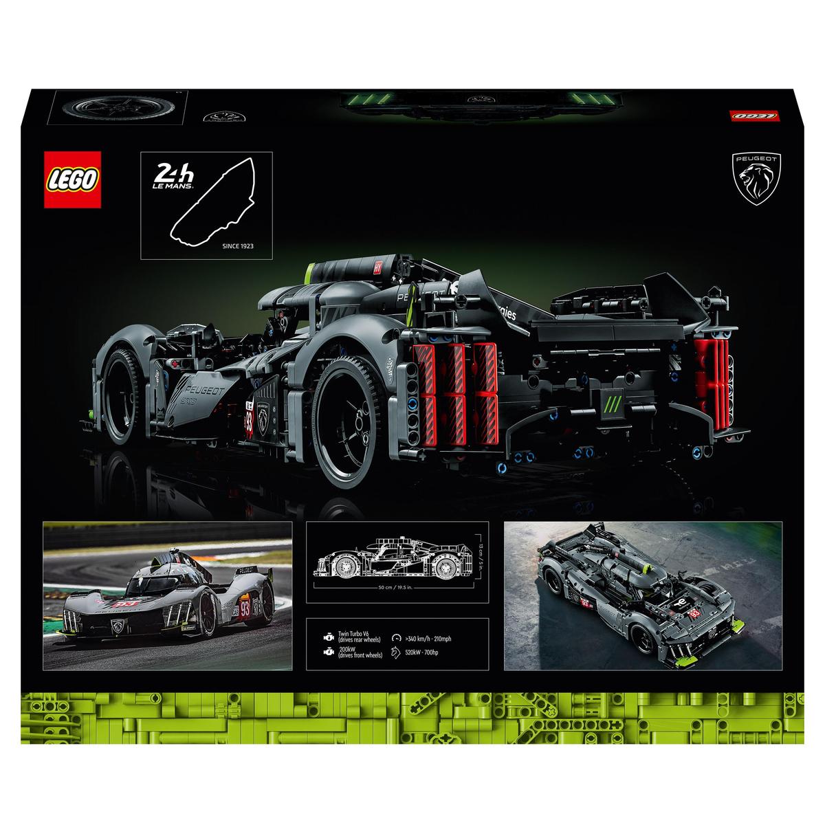 LEGO Technic 42156, PEUGEOT 9X8 24H Le Mans Hybrid Hypercar