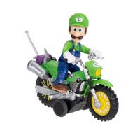 Super Mario Movie Luigi med motorcykel 2,5 tum