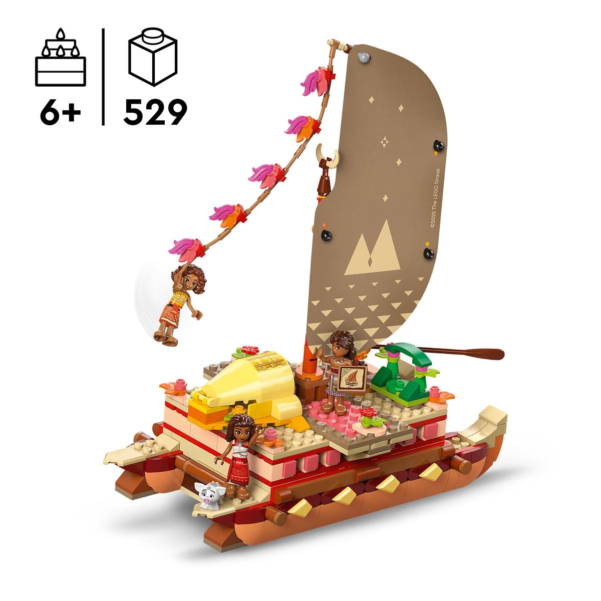 LEGO Disney Princess 43270, Vaianas äventyrskanot