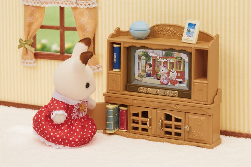 Sylvanian Families - Soffgrupp med TV set