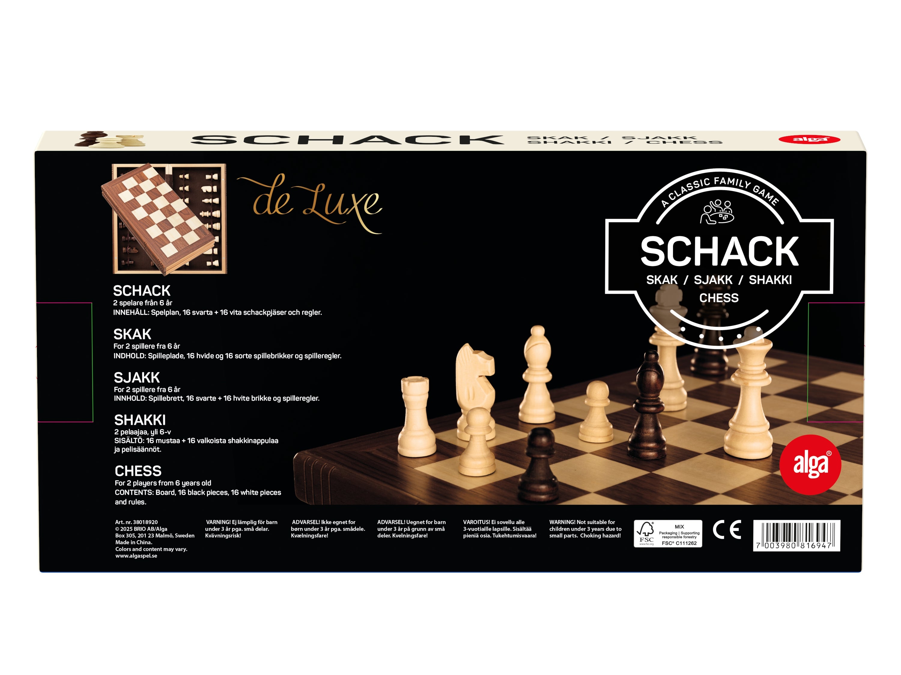 Alga, Chess deluxe (Sv)