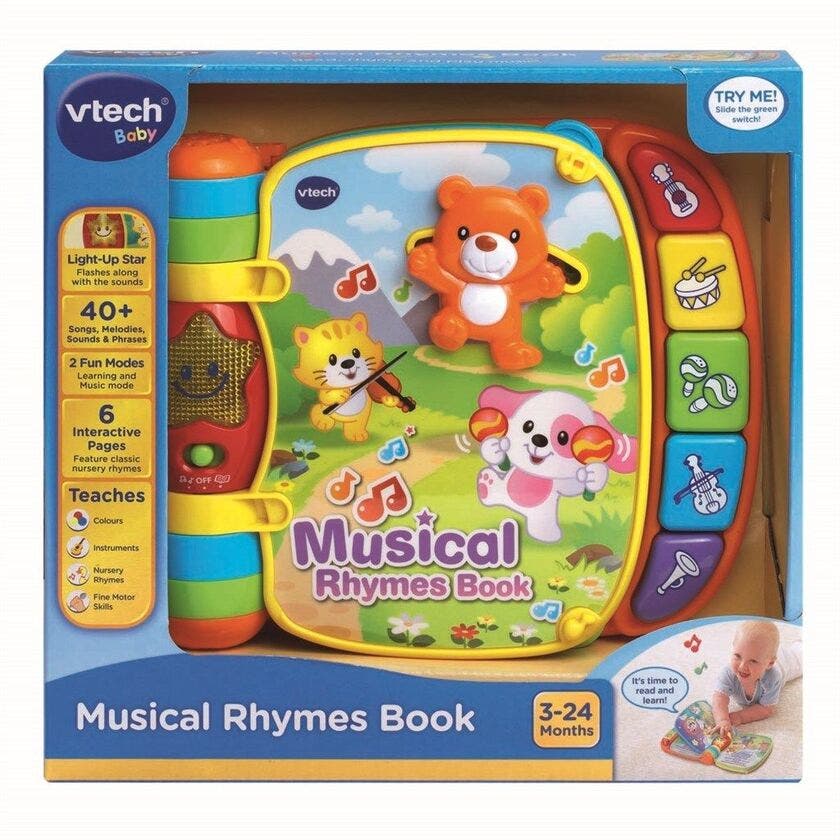 Vtech, Baby bok med musikramsor SE