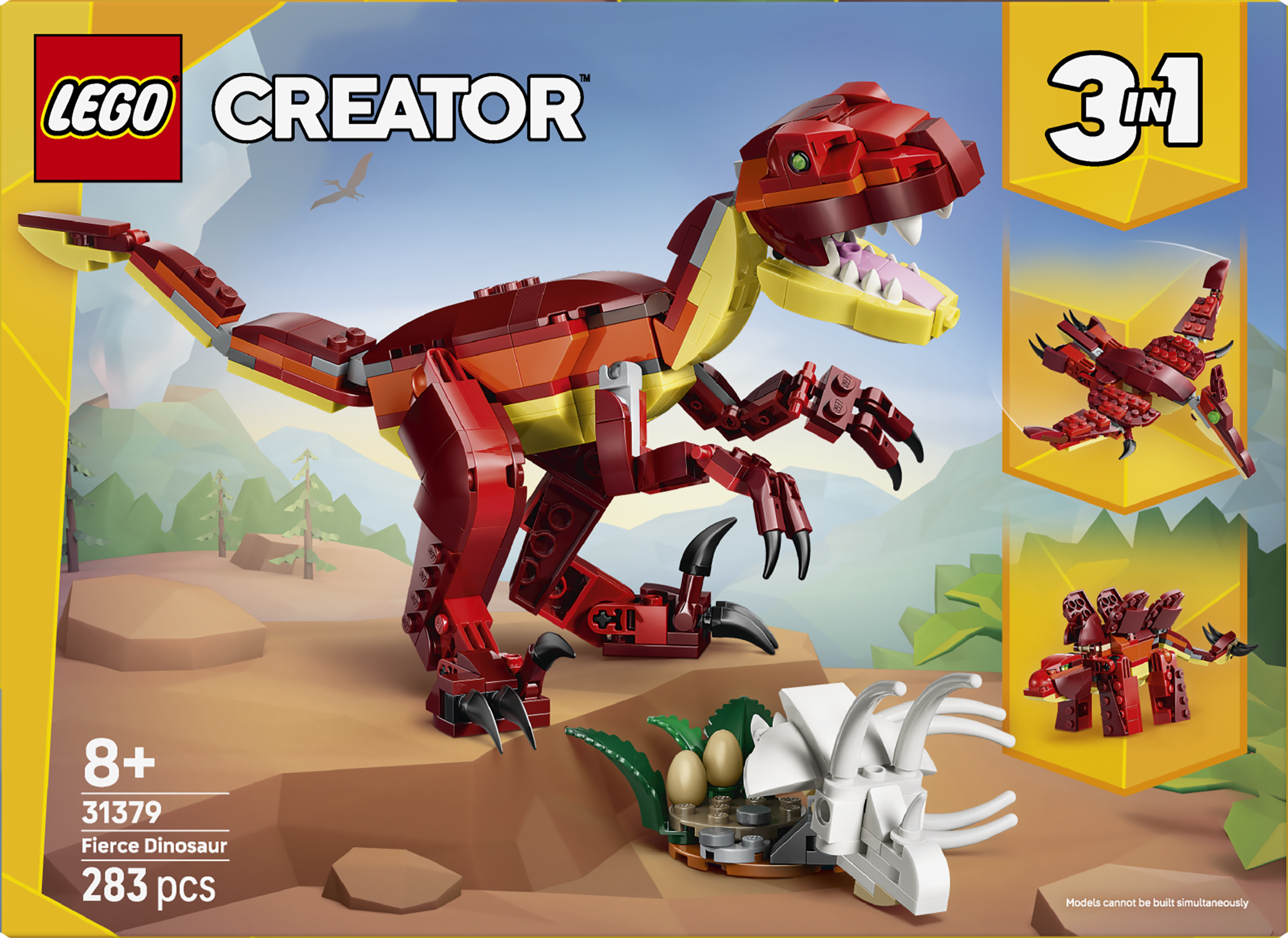 LEGO® Creator 3-i-1 Vildsint dinosaurie Leksak 31379