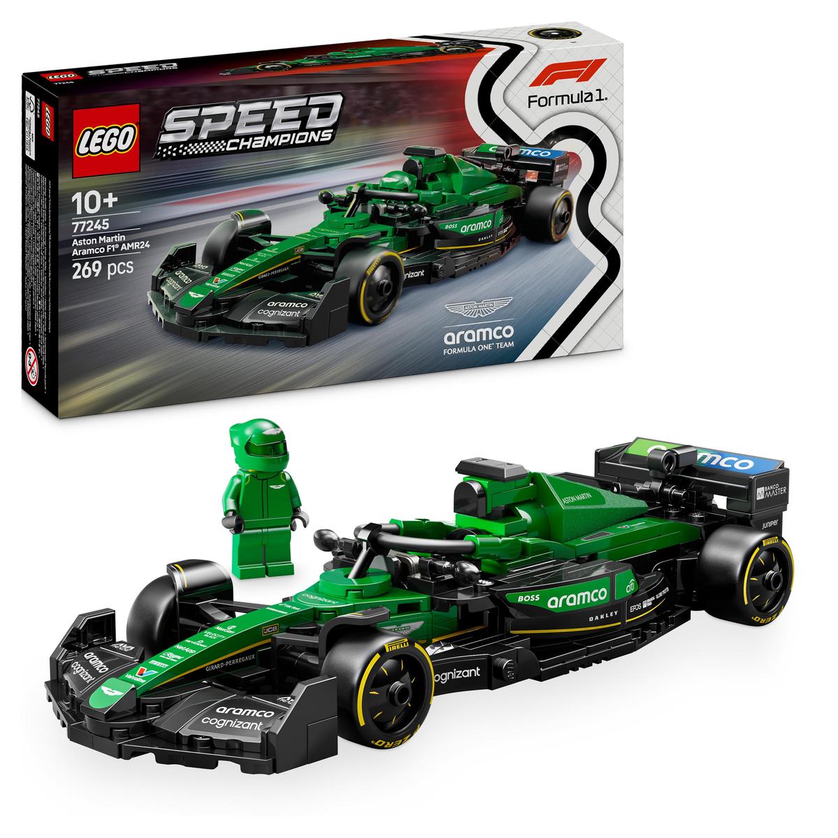 LEGO Speed Champions 77245, Aston Martin Aramco F1® AMR24 Race Car