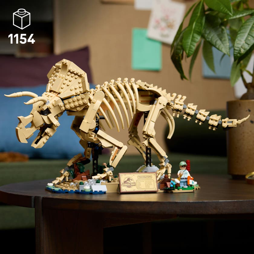 LEGO® Jurassic World Dinosauriefossiler: triceratops 77985