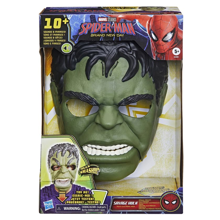 Spiderman Raging Hulk-mask