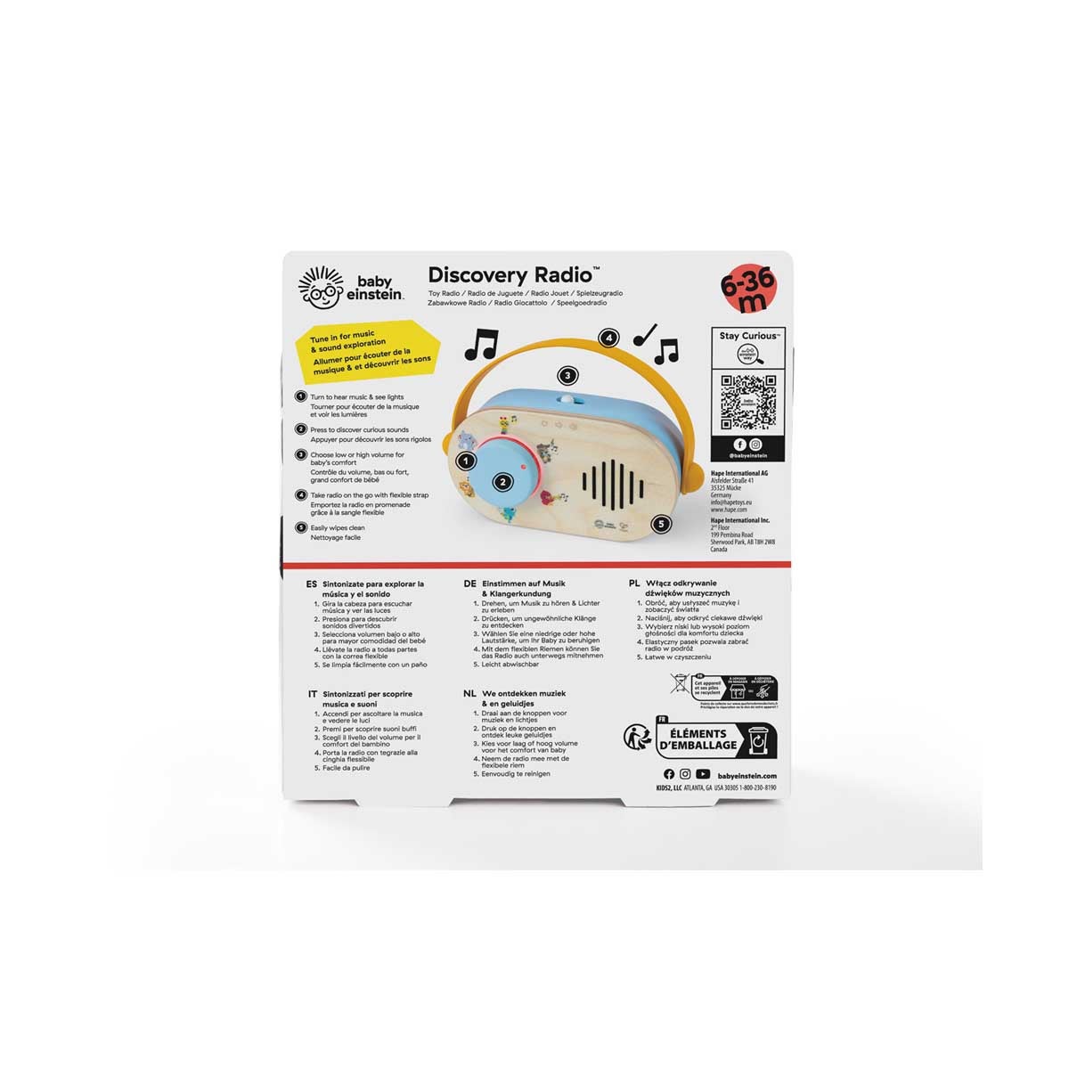 Hape Baby Einstein Learning Radio