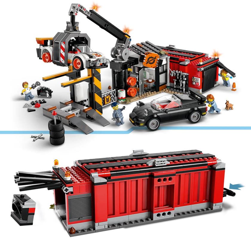 LEGO My City 60472, Skrotupplag med bilar