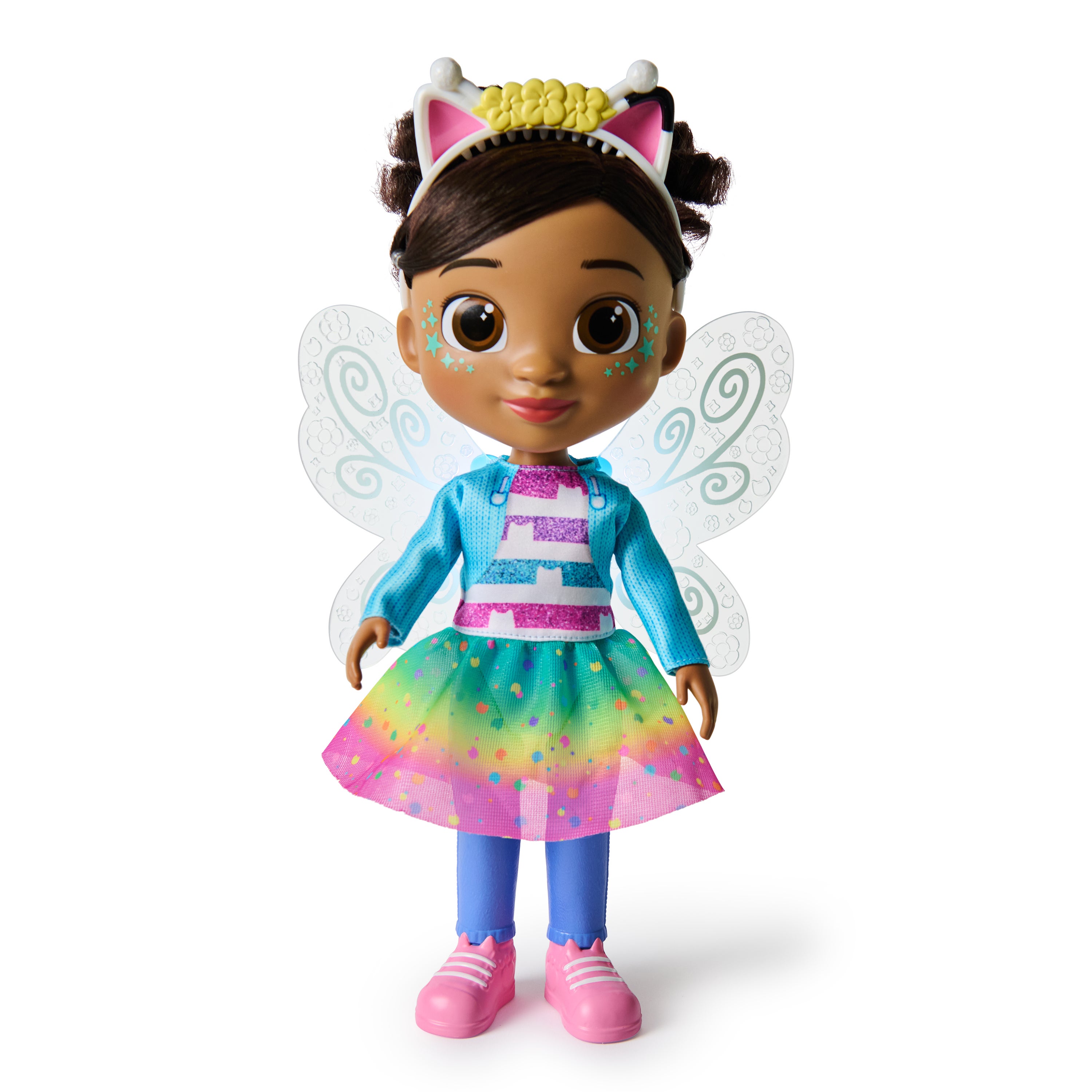 Gabby's Dollhouse Dandelion Magic Gabby-docka med lysande vingar