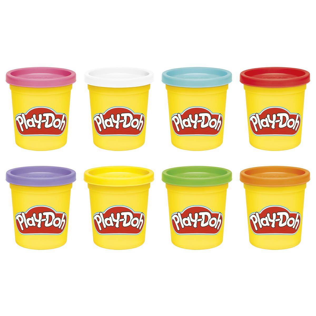 Play-Doh Lera 8 färger Regnbåge