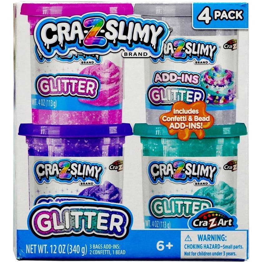 Cra-Z-Slimy, Glitter! 4 Pack